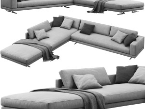 poliform mondrian corner sofa 3D 모델