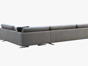 poliform mondrian corner sofa Modello 3D