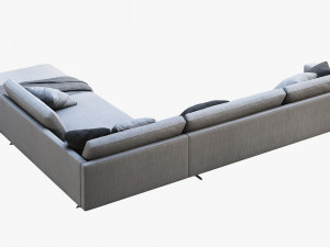poliform mondrian corner sofa Modello 3D