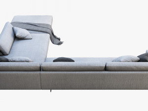 poliform mondrian corner sofa Modello 3D