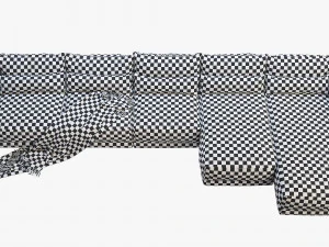 montauk jane fabric sofa 3D Model