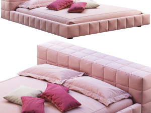 bonaldo squaring bed 3D 모델