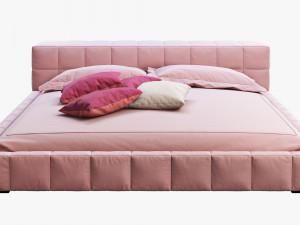 bonaldo squaring bed 3D-Modell