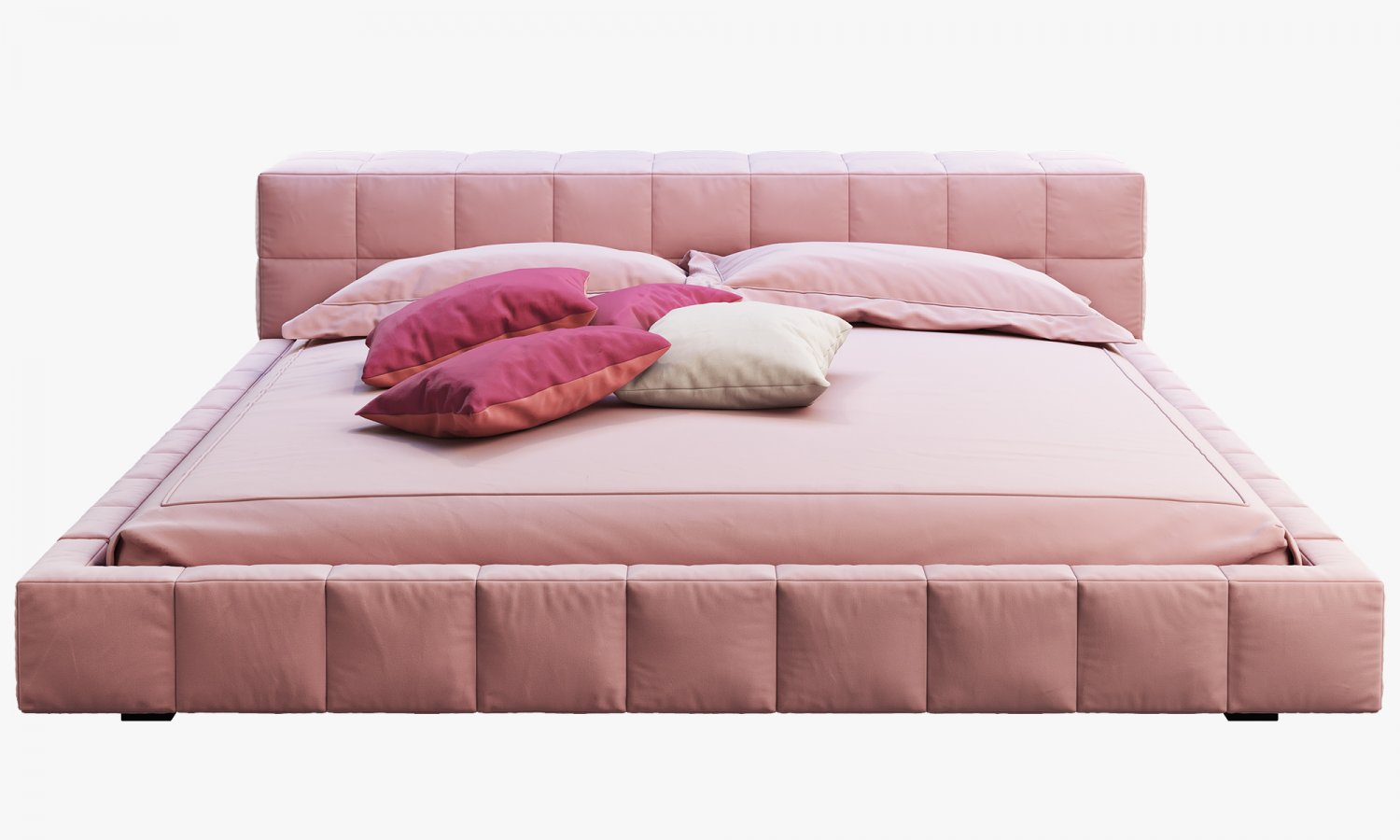 Bonaldo Squaring Bed 3d Model In Bedroom 3dexport Format3dsmax 2014 + obj :: bonaldo squaring bed 3d model in bedroom 3dexport