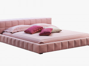bonaldo squaring bed 3D-Modell