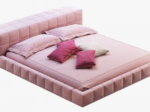 bonaldo squaring bed 3D Model