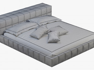 bonaldo squaring bed 3D-Modell