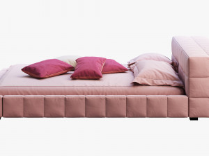 bonaldo squaring bed 3D-Modell