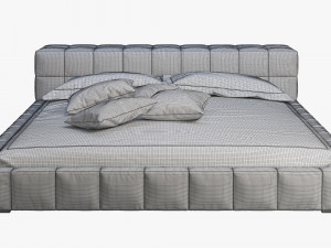 bonaldo squaring bed 3D-Modell