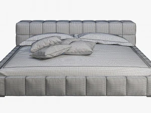 bonaldo squaring bed 3D Model