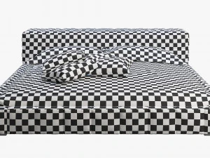 bonaldo squaring bed 3D Model