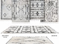 Scandinavian rugs set 3D-Modell