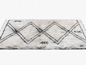 scandinavian rugs set 3D Model