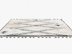 scandinavian rugs set 3D Model