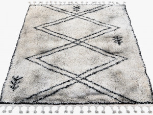 scandinavian rugs set 3D Model