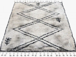 scandinavian rugs set 3D Model