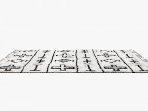 scandinavian rugs set 3D Model