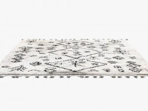scandinavian rugs set 3D Model