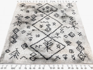 scandinavian rugs set 3D Model