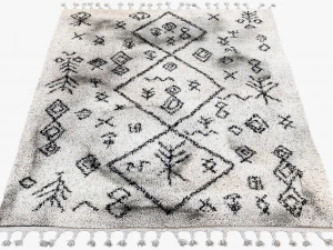 scandinavian rugs set 3D Model