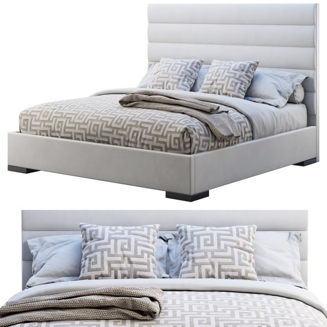 modloft prince bed 3D 모델 .c4d .max .obj .3ds .fbx .stl .blend 