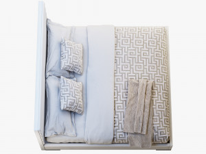 modloft prince bed 3D 모델