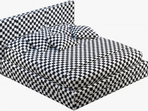 clio platform bed model 3D Model