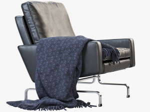 3d fritz hansen pk31 easy chair 3D 모델