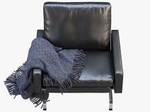 3d fritz hansen pk31 easy chair 3D 모델