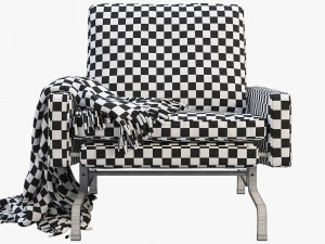 3d fritz hansen pk31 easy chair 3D 모델