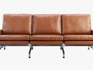 fritz hansen pk31 3-seater sofa 3D-Modell