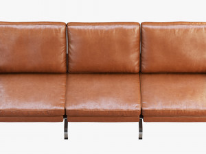 fritz hansen pk31 3-seater sofa 3D-Modell