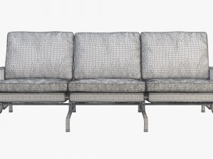 fritz hansen pk31 3-seater sofa 3D-Modell