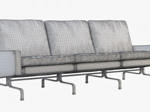 fritz hansen pk31 3-seater sofa 3D-Modell