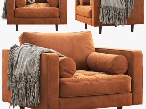 article sven armchair 3D 모델