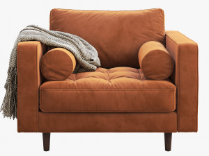 article sven armchair Modèle 3D