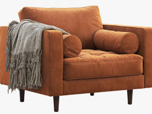 article sven armchair Modèle 3D