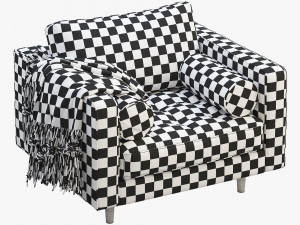 article sven armchair Modèle 3D