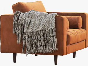 article sven armchair Modèle 3D