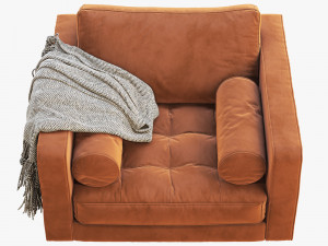 article sven armchair Modèle 3D