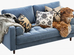 Artikel Sven Loveseat Sofa 3D Modell