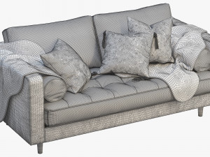 article sven loveseat sofa 3Dモデル