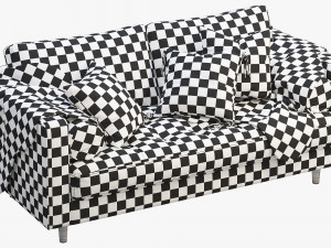 article sven loveseat sofa 3Dモデル
