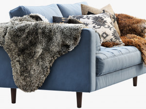article sven loveseat sofa 3Dモデル