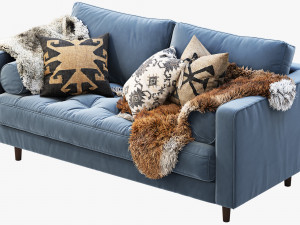 article sven loveseat sofa 3Dモデル