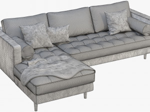 article sven sectional sofa Modelo 3D