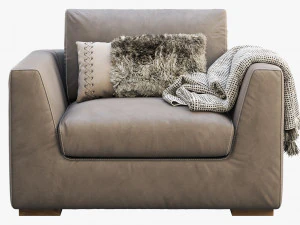modena taper arm chair 3D Model