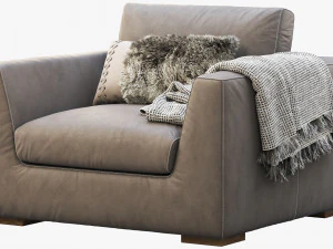 modena taper arm chair 3D Model
