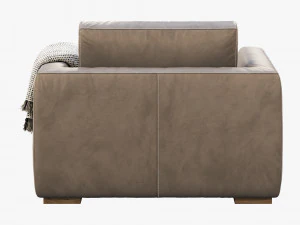 modena taper arm chair 3D Model