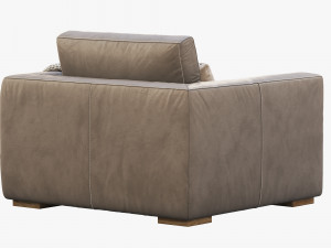modena taper arm chair Modelo 3D